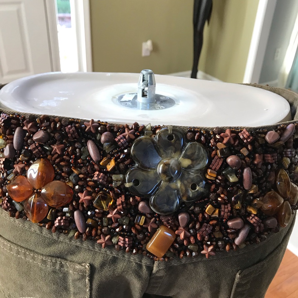 Vintage Hand beaded Jeans